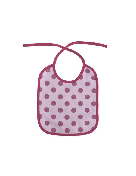 10260200003,Set 7 bavete, bumbac, 23x20 cm, inchidere cu snur, Pink 10260200003,Set 7 bavete, bumbac, 23x20 cm, inchidere cu snur, Pink