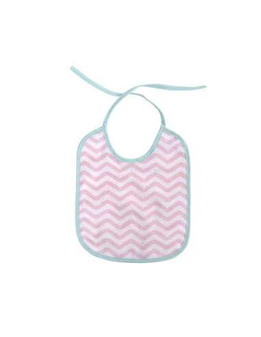 10260200003,Set 7 bavete, bumbac, 23x20 cm, inchidere cu snur, Pink 10260200003,Set 7 bavete, bumbac, 23x20 cm, inchidere cu snur, Pink