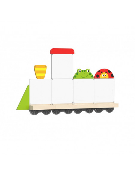 Set table de scris magnetice - Trenulet cu doua vagoane
