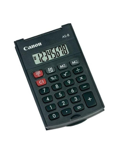 BE4598B001AA,CANON AS8 HANDHELD CALCULATOR 8DIG