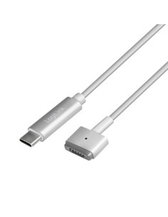 PA0226,CABLU alimentare LOGILINK, pt. notebook Apple, USB Type-C (T) la Apple MagSafe2 (T), 1.8m, argintiu, "PA0226"