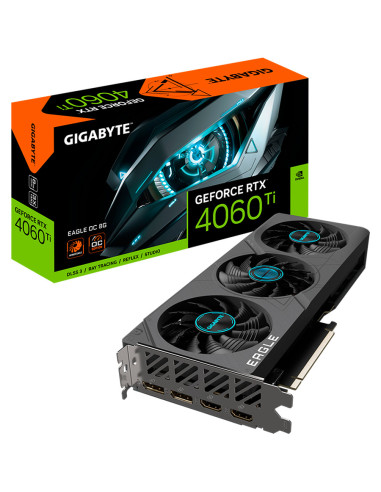 GV-N406TEAGLE OC-8GD,GIGABYTE Video Card NVIDIA GeForce RTX 4060 TI EAGLE OC 8G, GDDR6 8GB/128bit, PCI-E 4.0 x8, 2xHDMI, 2xDP, 1