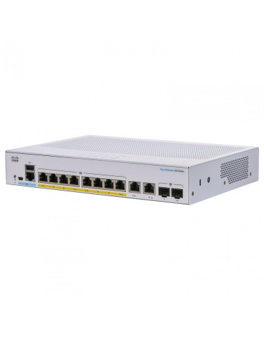 CBS250-8P-E-2G,CISCO CBS250-8P-E-2G 8GB 2SFP SW POE 60W "CBS250-8P-E-2G"