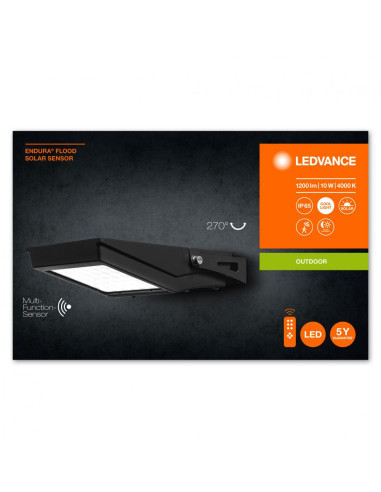000004058075762350,ENDURA FLOOD SOLAR SEN REM 10W 840 LEDV "000004058075762350"