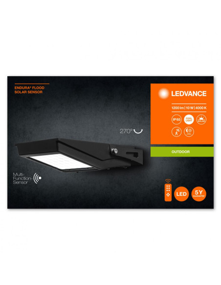 000004058075762350,ENDURA FLOOD SOLAR SEN REM 10W 840 LEDV "000004058075762350"