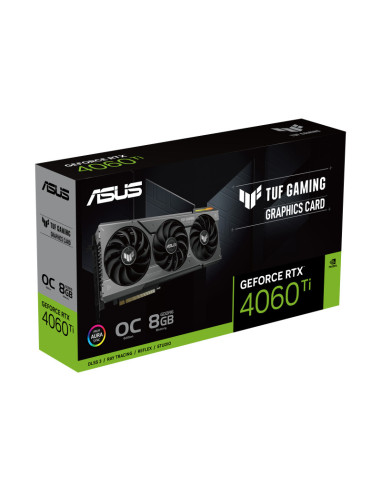 TUF-RTX4060TI-O8G-GAMING,ASUS TUF Gaming GeForce RTX 4060 Ti 8GB GDDR6 "TUF-RTX4060TI-O8G-GAMING"