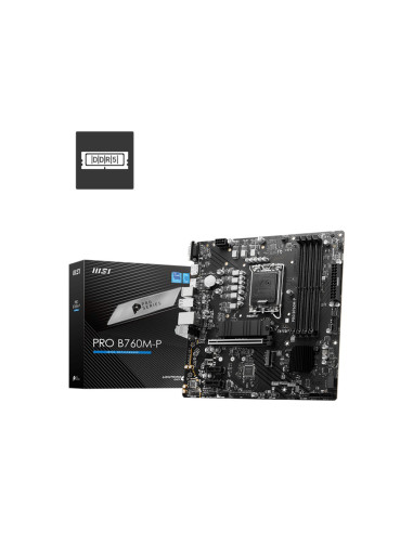 PRO B760M-P,MSI PRO B760M-P LGA 1700 1xDP 1xHDMI "PRO B760M-P" PRO B760M-P,MSI PRO B760M-P LGA 1700 1xDP 1xHDMI "PRO B760M-P"
