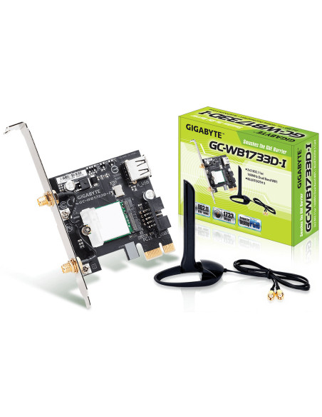 GC-WB1733D-I,GIGABYTE WiFi and Bluetooth card Intel Wireless-AC 9260 included "GC-WB1733D-I"