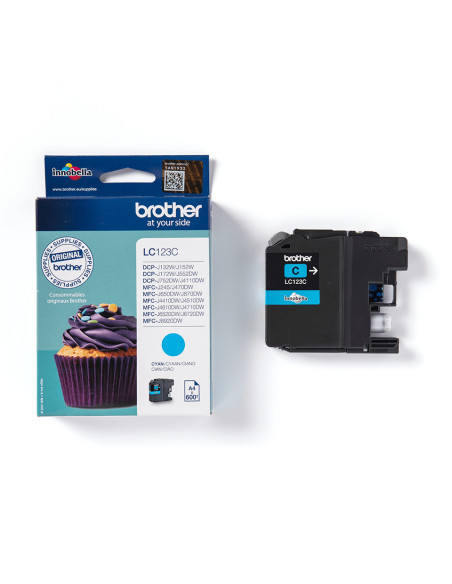 LC123C,Cartus cerneala Brother Cyan LC123C