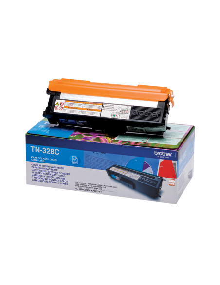 TN328C,Cartus toner Brother Cyan cap. mare TN328C