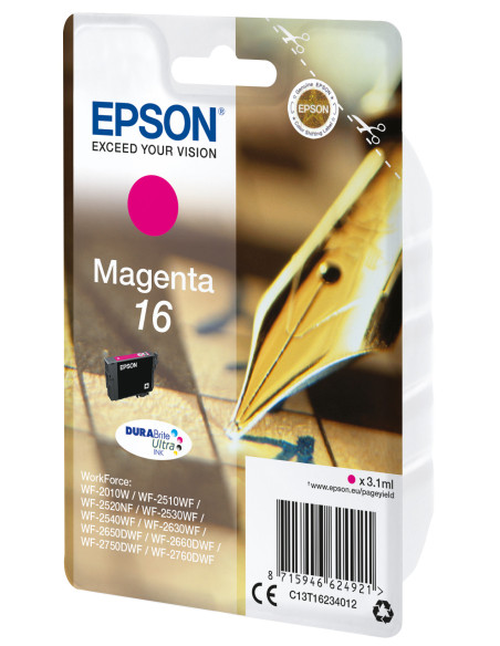 C13T16234012,Cartus cerneala Epson Magenta 16 T162340