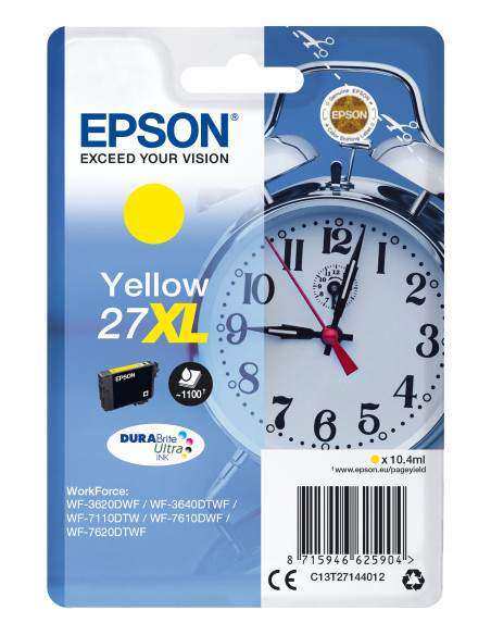 C13T27144012,Cartus cerneala Epson 27XL Yellow T27144012 C13T27144012,Cartus cerneala Epson 27XL Yellow T27144012