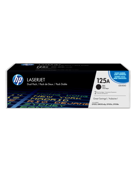 CB540AD,Set cartuse toner HP 125A Black CB540AD 2buc/set