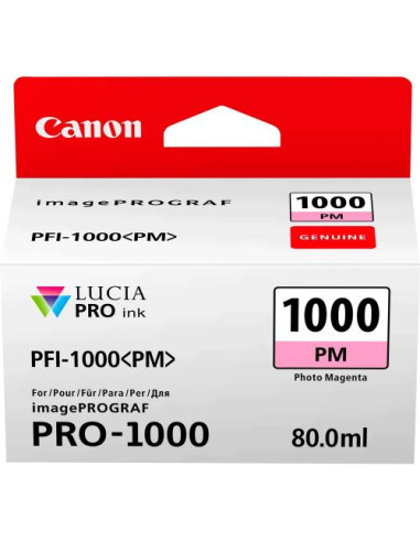 0551C001AA,Cartus cerneala Canon PhotoMagenta PFI-1000PM