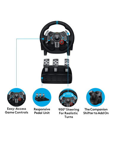 LOGITECH Driving Force G29 Racing Wheel - PC and Playstation LOGITECH Driving Force G29 Racing Wheel - PC and Playstation