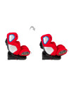 JU1200-932-Red,Scaun Auto Juju Complete rotativ 360, Rosu