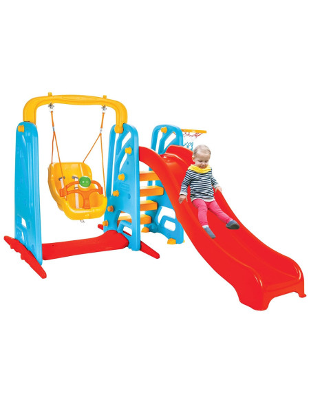 PL-06-141,Centru de joaca Pilsan Cute Slide and Swing Set