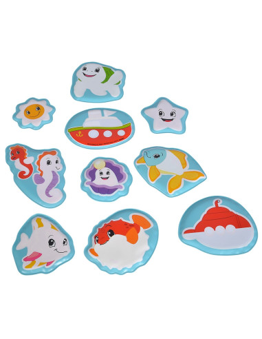 S104010196,Set Simba Jucarii de baie ABC Magic Bath Puzzle