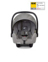BB-C1817CAGFL000,Joie - Scoica auto i-Snug 2, cu tetiera reglabila, nastere - 75 cm, Gray Flannel, testata ADAC