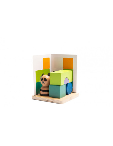 GA452,Joc de logica Panda Puzzle, BS Toys