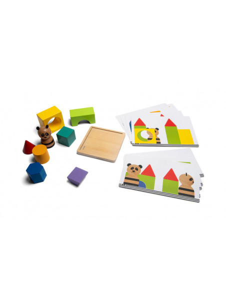 GA452,Joc de logica Panda Puzzle, BS Toys