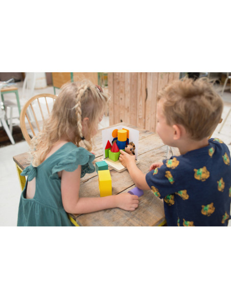 GA452,Joc de logica Panda Puzzle, BS Toys