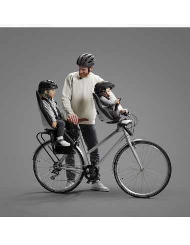 TA12080122,Scaun pentru copii, cu montare pe bicicleta in fata - Thule Yepp Nexxt 2 Mini Monument Gray