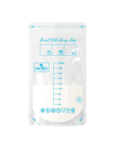 1022069,Set 45 pungi pentru depozitarea laptelui matern, Transparent