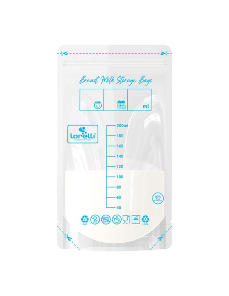 1022069,Set 45 pungi pentru depozitarea laptelui matern, Transparent