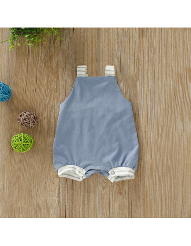 UP-drl1199,Salopeta cu dungi, Mov, Culori diferite