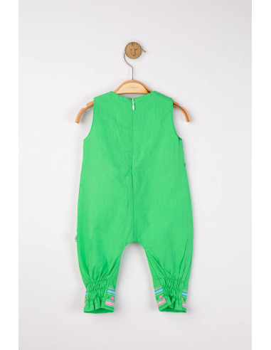 UP-tgs_4272_4,Salopeta de vara pentru bebelusi Ciucurasi, Tongs baby, Verde