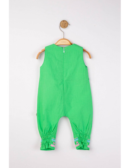 UP-tgs_4272_4,Salopeta de vara pentru bebelusi Ciucurasi, Tongs baby, Verde
