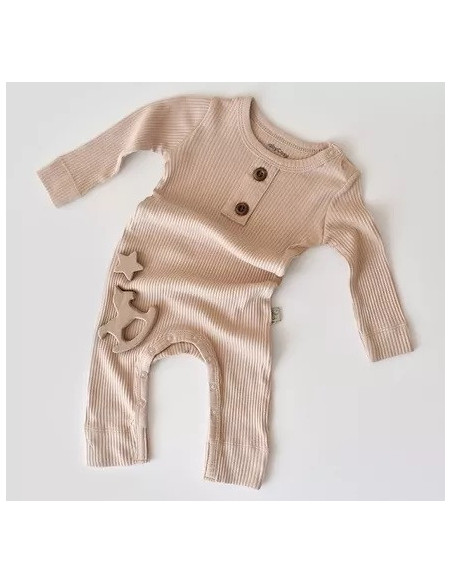 UP-BC-CSYM11415-0,Salopeta cu maneca lunga si panataloni lungi din bumbac organic si modal - Blush