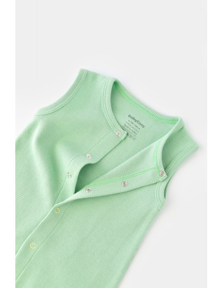 UP-BC-CSYW1007-3,Salopeta fara maneci si panataloni scurti - 100% bumbac organic - Mint, Baby Cosy