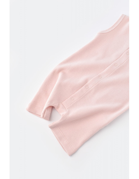 UP-BC-CSYW1011-3,Salopeta fara maneci si panataloni scurti - 100% bumbac organic - Roz, Baby Cosy