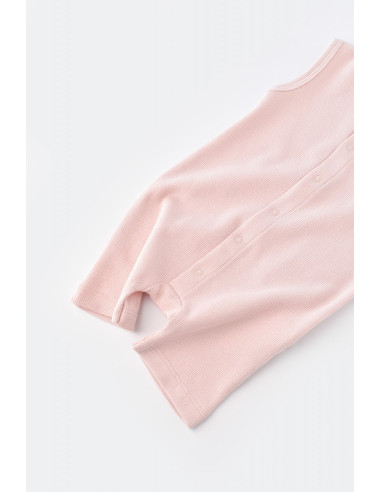 UP-BC-CSYW1011-3,Salopeta fara maneci si panataloni scurti - 100% bumbac organic - Roz, Baby Cosy