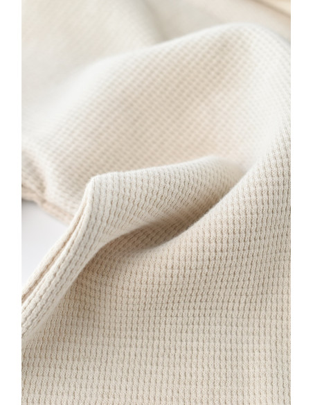 UP-BC-CSYW1012-3,Salopeta cu panataloni scurti - 100% bumbac organic - Stone, Baby Cosy