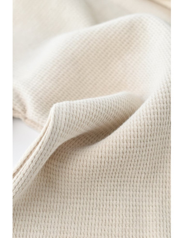 UP-BC-CSYW1012-3,Salopeta cu panataloni scurti - 100% bumbac organic - Stone, Baby Cosy