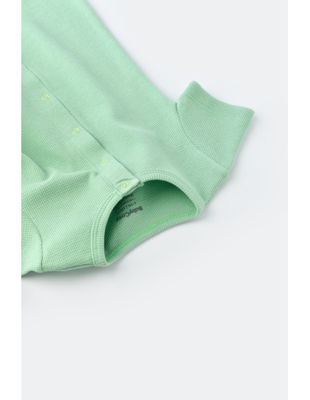 UP-BC-CSYW1013-6,Salopeta cu panataloni scurti - 100% bumbac organic - Mint, Baby Cosy