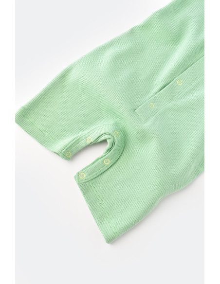 UP-BC-CSYW1013-6,Salopeta cu panataloni scurti - 100% bumbac organic - Mint, Baby Cosy