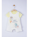 UP-tgs_4099_2,Set salopeta cu tricou Great detectives pentru bebelusi, Tongs baby, Albastru