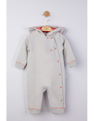 UP-tgs_4120_5,Salopeta cu gluga pentru bebelusi Ursulet, Tongs baby, Galben