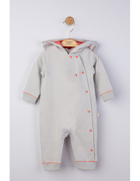 UP-tgs_4120_5,Salopeta cu gluga pentru bebelusi Ursulet, Tongs baby, Galben