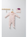 UP-tgs_4460-4,Set salopeta cu caciulita cu urechiuse pentru bebelusi Paris Love, Tongs baby, Ecru