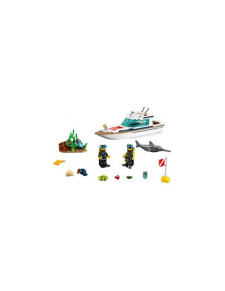 Lego City Iaht Pentru Scufundari 60221,60221 Lego City Iaht Pentru Scufundari 60221,60221