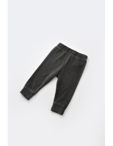UP-BC-CSYK6024-3,Set 3 piese Broscuta cu body, pantalonasi si vestuta din 80%bumbac organic si 20% poliester - Antracit, Baby Co