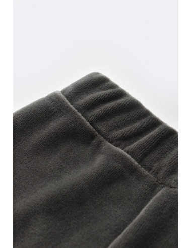UP-BC-CSYK6024-3,Set 3 piese Broscuta cu body, pantalonasi si vestuta din 80%bumbac organic si 20% poliester - Antracit, Baby Co