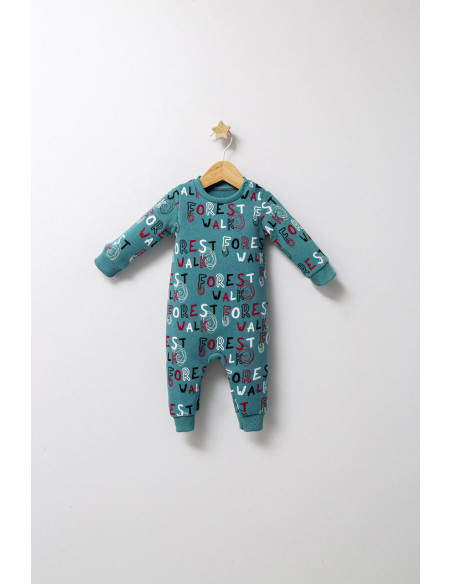 UP-tgs_4581_1,Salopeta pentru bebelusi de iarna Forest, Tongs baby, baietei, Albastru