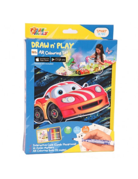 SKCM18C02,Penar Echipat Draw N Play Motiv Red Racing