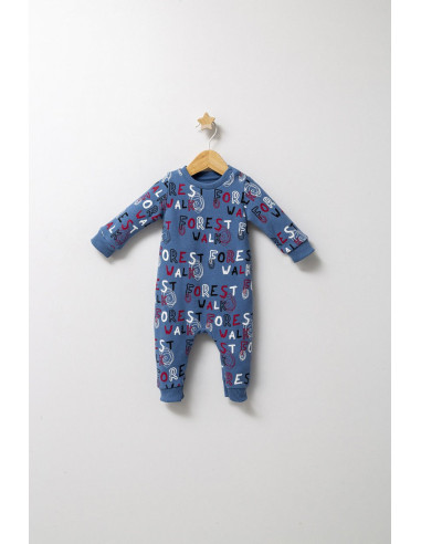 UP-tgs_4581_7,Salopeta pentru bebelusi de iarna Forest, Tongs baby, baietei, Verde